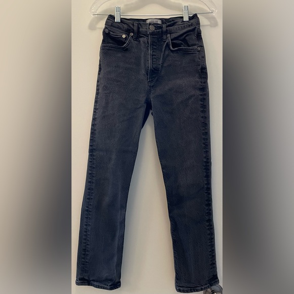 Agolde Riley High Rise Straight Crop in Panoramic - Picture 5 of 7